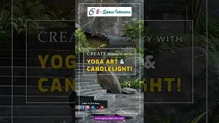 Yoga Art and Candlelight | Bedroom Interior Design | E-Space Interiors