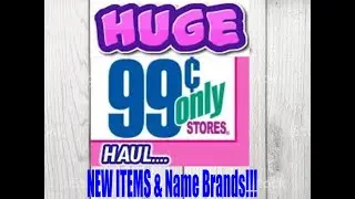 👑🛒🛍 HUGE NEW 99 Cents Store Only Haul!! 🍍🗽👑