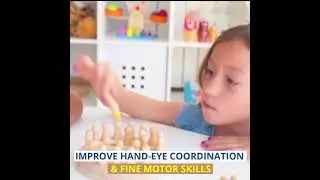 The Wooden Memory Match Stick Game