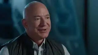 Jeff Bezos Announcing that he will go to Space with his Brother