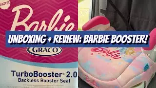 GRACO BARBIE BOOSTER SEAT UNBOXING, ASSEMBLY & HONEST REVIEW! #Gracobooster #booster #amazonfinds