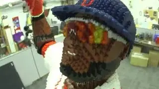Boston Red Sox - David Ortiz Life Size Model - LEGO - Time Lapse Build
