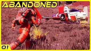 Getting Started in No Man's Sky Wolds in Abandoned Mode ep 1
