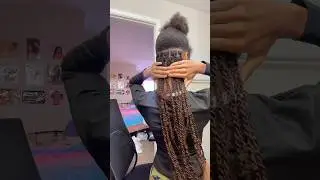 Мини-завитки на натуральных волосах🔥