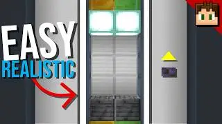 Minecraft Bedrock: Simple REALISTIC ELEVATOR Tutorial! 1.21