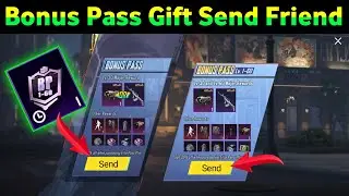 How To Send Bonus Pass To Friend BGMI | Bonus Pass Gift Card How To Gift Bonus Pass In PUBG Mobile