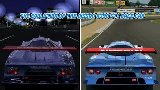 The Evolution of the Nissan R390 GT1 Race Car in Gran Turismo | GT2 - GT6