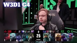 100 vs FLY | Week 3 Day 1 S14 LCS Spring 2024 | 100 Thieves vs FlyQuest W3D1 Full Game