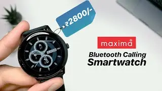 Maxima Bluetooth Calling Smartwatch Only 2800 | Maxima Max Pro Knight Smartwatch Unboxing & Review