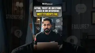 This One Question Has Rejected Many at IIM Bangalore 😳 PI | MBA Interview Strategy #cat2026