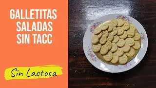 🍪🚫 Galletitas Crackers Saladas| Sin TACC Sin Lactosa en 10 Minutos (¡Muy Fácil y Económico!)