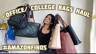 Office and College Bags from Amazon! Bags Haul & review 🙌 #amazonfinds #haul