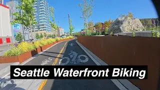 Seattle Waterfront Bike Paths [tech test][4K]