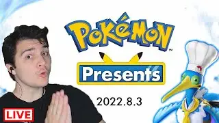 Pokemon Presents LIVE Reaction! Gen 9 and More?!(8/3/2022)