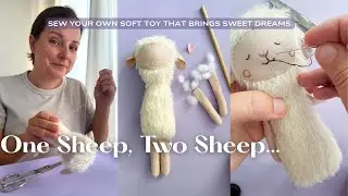 Sewing a Lamb from Scratch &ndash; Cuddly Friend for Easter or Any Time