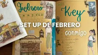 Set up de febrero ✨ | Mi bullet journal + organizaci&oacute;n tranquila