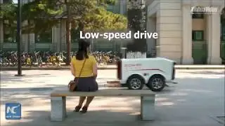 JD com  robotic couriers