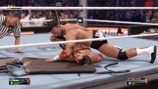 WWE2K25 SETH ROLLINS VS LA KNIGHT|EXTREME RULES MATCH|GAMEPLAY|VIPER QUESTS|