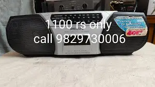 PHILIPS RR485 STEREO RADIO RECORDER FULLY FURNISHED WORKING 1100RS 📞9829730006