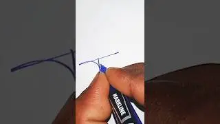 T letter ka signature style ✍️ | Thanu name signature style #signature #viral #shorts #trending
