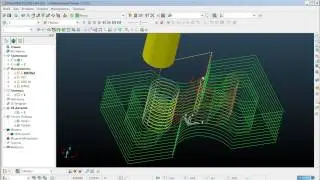 03-2 Трехосевая обработка в Power Mill (точки врезания, доработка)