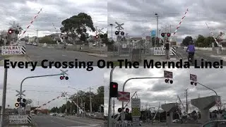 Every Railway Crossing On The Mernda Line