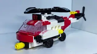 Assemble Lego set 117 details fire rescue plane