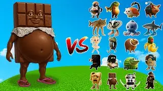 Cioccolatini Pancioncioni vs All NEW Brainrot Bosses  Minecraft Mob Battle