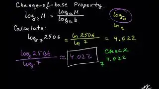 Change of Base Property of Logs 1