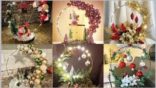 Stylish Christmas Hulla Hoop Design Ideas || Christmas Decorations Ideas || #2026 #Christmis