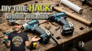 DIY PVC Tool Brackets &ndash; The Easiest Garage Storage Hack Ever! #diy #tools #craft #hobby  #work