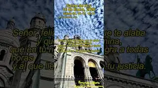 01 Salmo responsorial cantado de Hoy Tono Salm&oacute;dico 8G2 del 16 de Enero, 2026