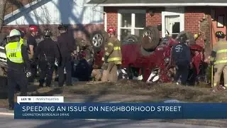 Speeding issue in Lexington neighborhood