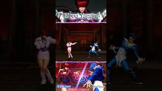 D Shermie Wolf vs Elster #kof #kof2002