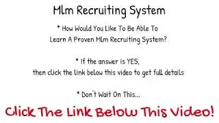 Mlm Recruiting System