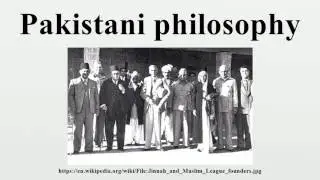 Pakistani philosophy