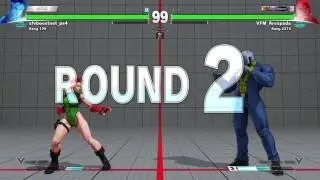 STREET FIGHTER V- sfvboostnet_ps4 (CAMMY) VS VFM_Arespada (URIEN)