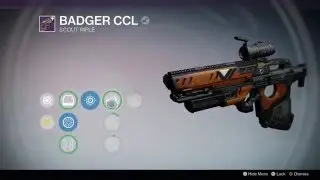 Destiny: Badger CCL  Aegis Of The Reef and Techeun Rage Gameplay