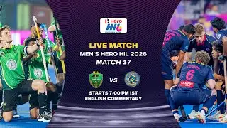 ENGLISH COMMENTARY || Men's Hero Hockey India League 2026 || Match 17 || ROYALS VS PIPERS