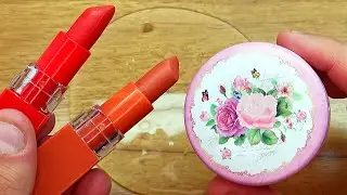 Mixing Slime With Makeup|Relaxing Video #asmr #diy #makeup #relax