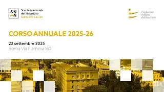 Inaugurazione Corso Annuale SNN 2025/2026