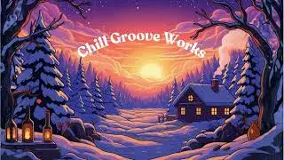 Warm Lights, Winter Snow #winterambient #cozycafe #snowynight