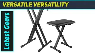 Bazayona Keyboard Stand & Bench Set: Your Perfect Setup!
