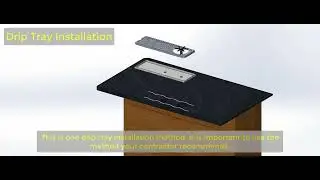 Beer Drip Tray Surface Mount Recommended Installation Method
