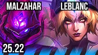 MALZAHAR vs LEBLANC (MID) | KR Master | 25.22