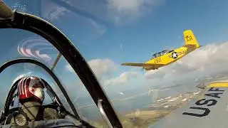 4-Ship USS Midway Vietnam Veteran's Memorial Fly-By (Flip-Lead, Mark & Todd-2, Mike-3, Alan-4)