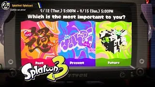 Splatoon 3: Splatfest/Big Run Announcement - Past vs Present vs Future - Grand Splatlands Bowl