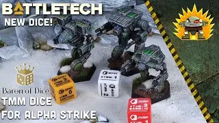 Battletech: TMM Dice for Alpha Strike - First Look  - (Baron of Dice - NEW RELEASE!)
