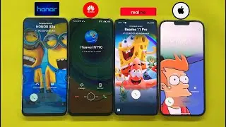 Huawei NY90 + Honor X8a + Realme 11 Pro + iPhone 13 Pro MAX / Ringing call
