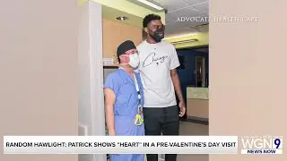 Random Hawlight on Patrick Williams' pre-Valentine's Day hospital visit